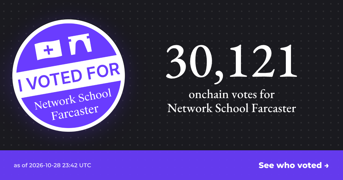 I Voted For NS Farcaster